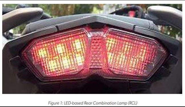 Two Wheeler Stop/Tail LED Driver Figure 1: LED-based Rear Combination Lamp