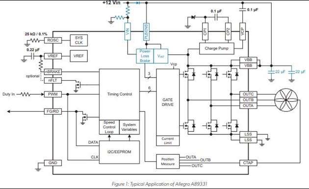 Allegro Part A89331 Typical Application Diagram