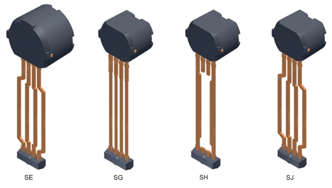 Figure 2. Allegro packages that are magnetically back-biased