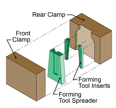 Figure 26. Exploded view of typical spreader assembly