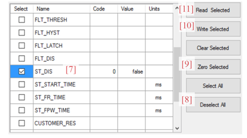 Figure 4: Self-Test Enable from the A1365 Samples Programmer
