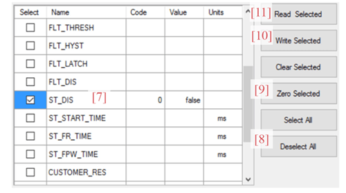 Figure 4: Self-Test Enable from the A1365 Samples Programmer