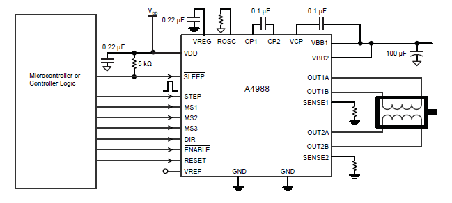 A4988 Dmos Microstepping Driver With Translator